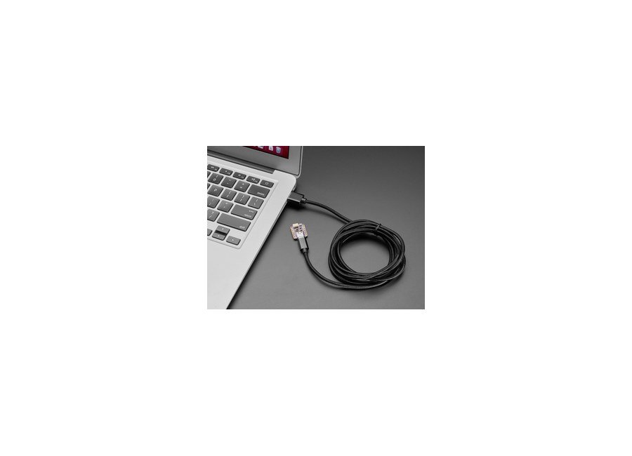Black Woven USB C to USB A Cable - 2 meters long.