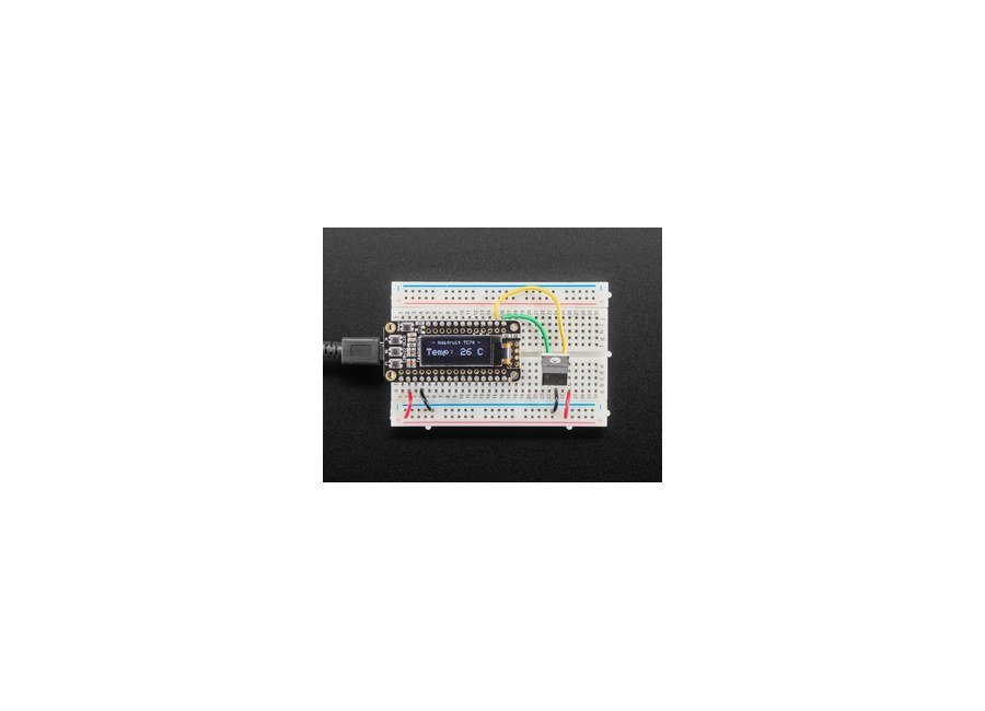 Breadboard Friendly I2C Temperature Sensor - TC74A0 - TC74A0-5.0VAT.